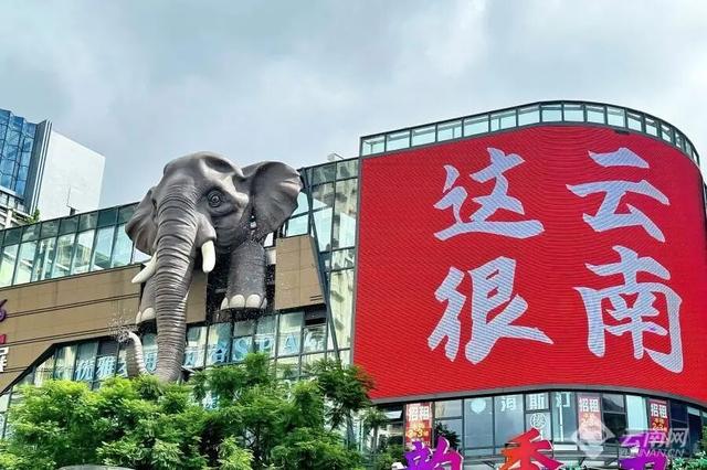 昆明新地标亮“象”！