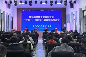 镇坪：召开学校食堂食品安全“十统一、六到位”管理模式推进会图片
