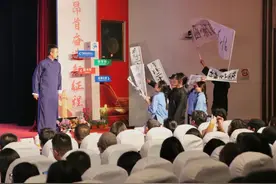 青春对话历史，这些学生为嘉定外交家创排了一部话剧图片