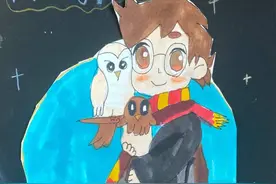 绘画：哈利波特｜烟台中小学生“才艺秀”作品选登图片