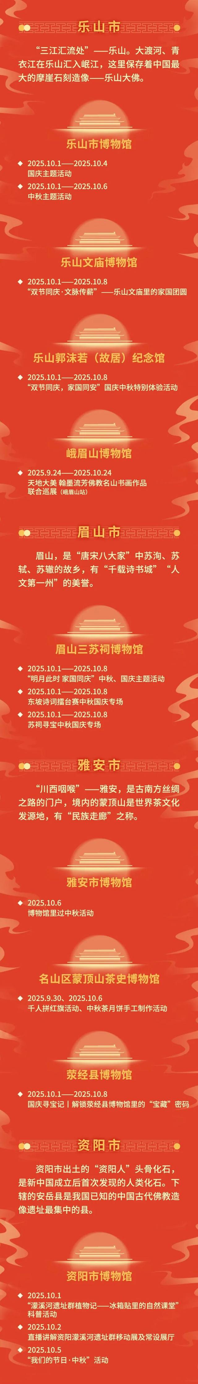 四川多家博物馆十一黄金周游玩指南来啦 | 假日蜀宝有约
