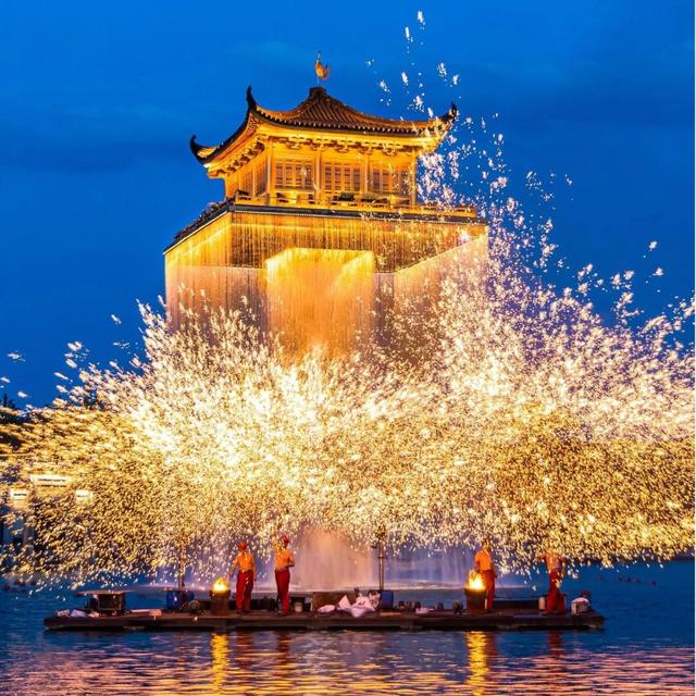 在上饶婺女洲美美入冬，朋友圈可以这样发→