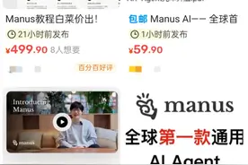 Manus公司称从未开设任何付费获取邀请码渠道，网上已有使用教程售卖图片