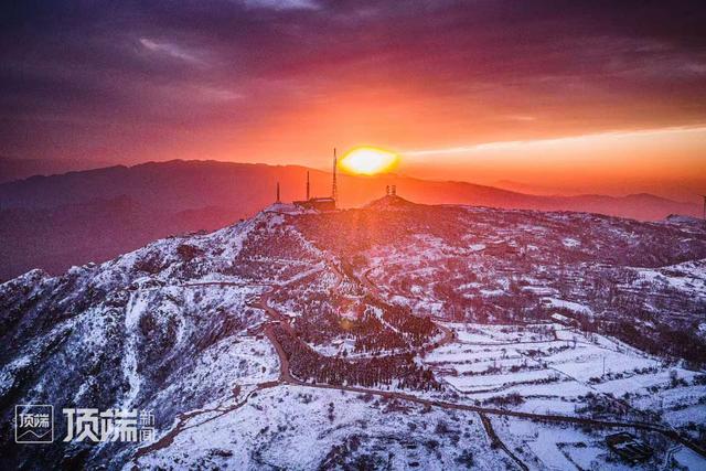 雪景晚霞绝美同框！郑州初冬高雅浪漫速来品鉴