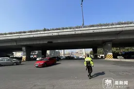 十字路口处的视线盲区：绿化带凸起的台阶竟成安全隐患？图片