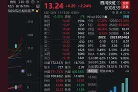 AI TV接入DeepSeek，四川长虹成交额超100亿元图片