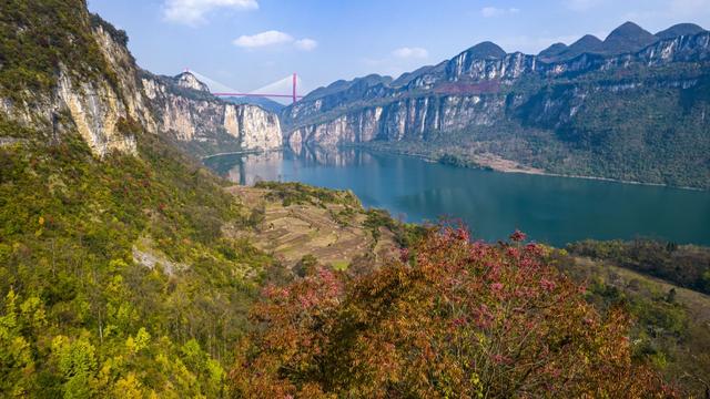 天眼影像｜黔西：乌江上游 冬景如画