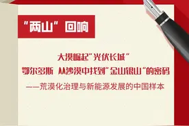 “两山”回响 | 大漠崛起“光伏长城” 鄂尔多斯 从沙漠中找到“金山银山”的密码图片