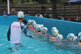 体育浸润行动计划之水安教育试点清远英德图片