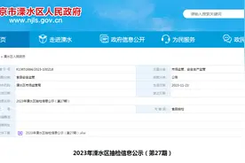 ​2023年南京市溧水区抽检信息公示（第27期）图片