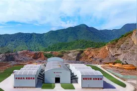 安徽池州砂石料加工场正式投产图片