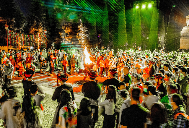 元旦假期，来云南民族村过佤族木鼓节