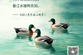 每日一句丨春江水暖鸭先知图片