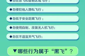 一图了然|无人机莫“乱飞”，这份安全放飞手册请收好！图片