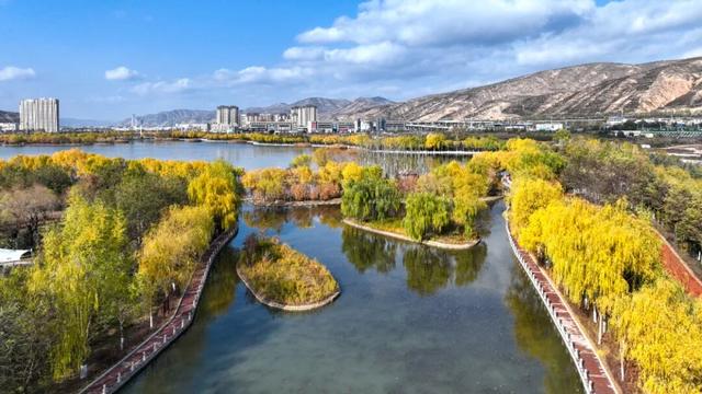 图说定西 | 定西湖畔风景如画