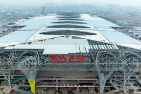 重庆东站建设进度条刷新！明年建成使用图片