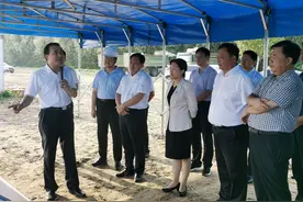 商丘市人大常委会调研黄河故道一期水生态治理项目建设情况图片