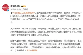 北京城区已达暴雨级别，最大在这里！夜间仍有强降雨图片