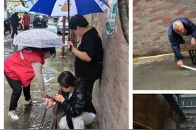 糖坊街社区改造小区排水管 物业社区合力解民忧图片