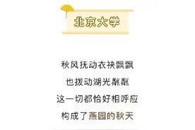校园秋景大赏丨独属北京学子的初秋浪漫图片
