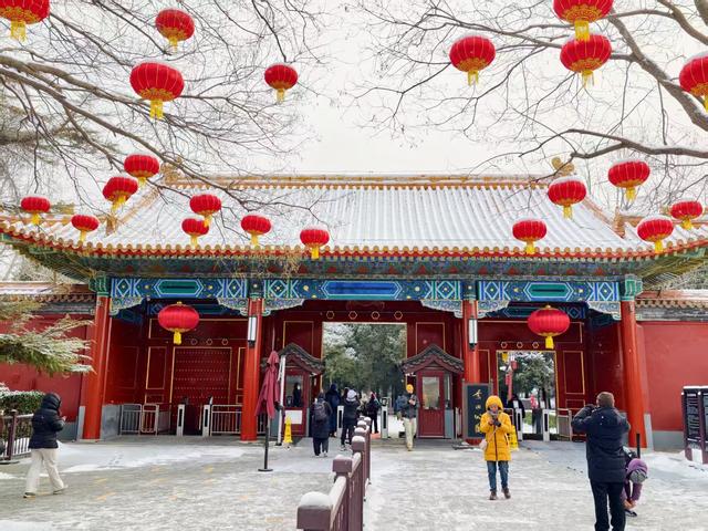 美图来了！登上景山公园制高点俯瞰中轴线雪景