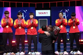 世乒赛女团决赛：中国队夺冠(4)图片