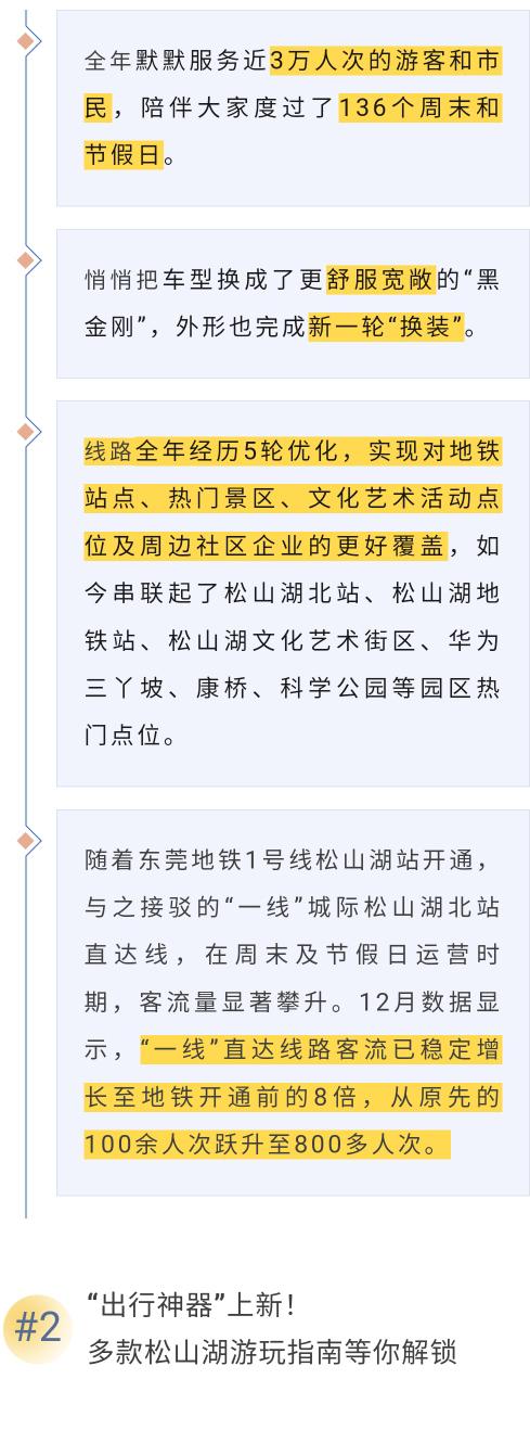 地铁出站直达热门景点！松山湖文旅公交“上新”→