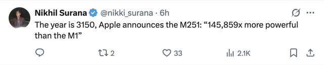 库克在抖音卖iPhone，M5芯片却偷偷上MacBook Pro，网友：没有Pro/Max，你咋敢？