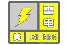 宁夏气象台发布雷电黄色预警！今明两天这些地区有雷阵雨等强对流天气，出行注意安全！图片