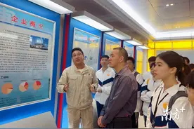 看企业探展馆，潮州金中思政课“走”起来图片