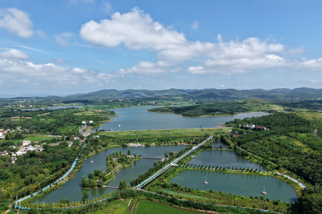 巢湖生态水库绘就“水清山绿景美” 生态画卷