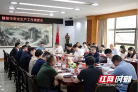 醴陵召开安全生产工作调度会图片