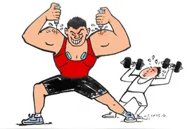 【漫画】“激”肉图片