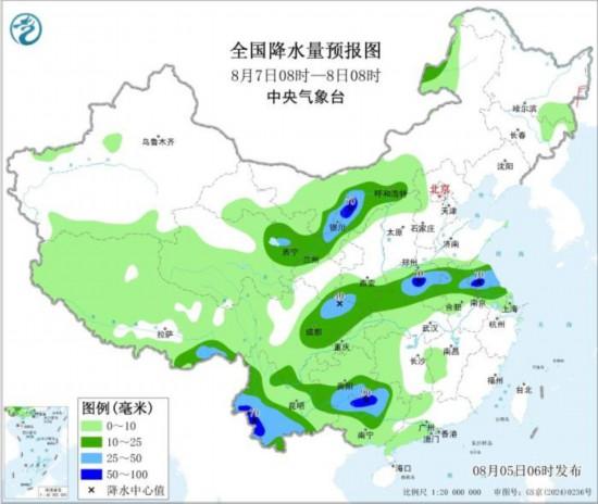 鲁豫粤桂等地局部有大暴雨