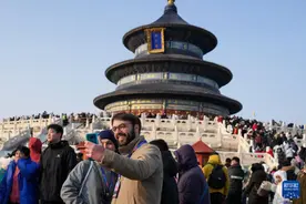 老外新春游中国图片
