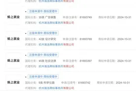 阿里巴巴集团控股公司注册“蚂上就业”商标图片