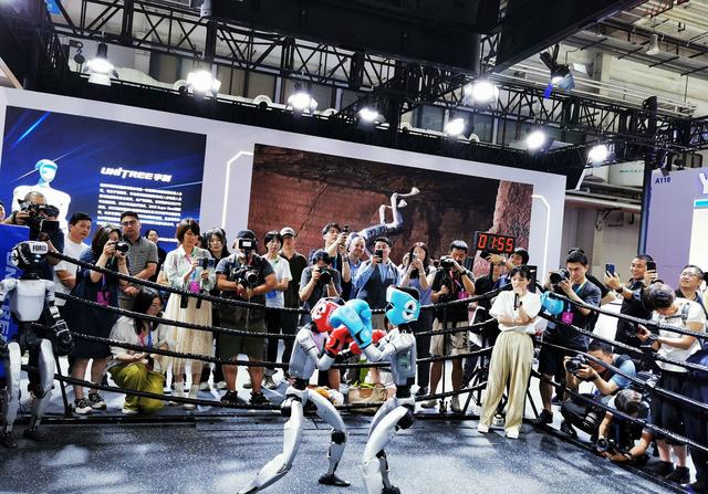 2025世界机器人大会在北京开幕 20多家深企亮相秀“绝活”