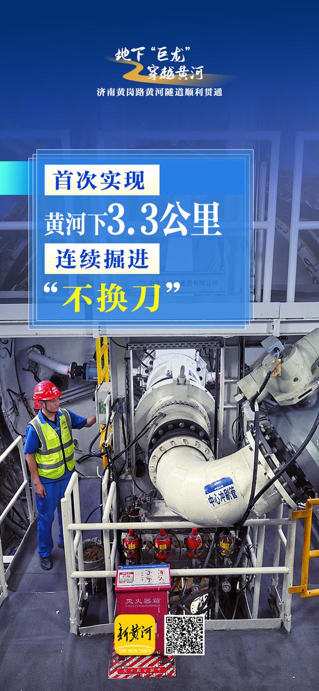 地下“巨龙”，穿越黄河！5张海报解码济南黄岗路黄河隧道 | 新黄河海报集