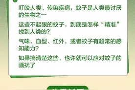 一图读懂｜蚊子为何“叮”上你？气味、血型还是“人味”？图片