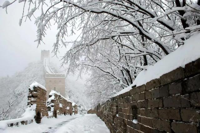 立冬见证金山岭长城的「限定版」静穆壮美景色！