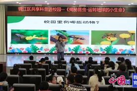 妙趣“虫”生，探秘昆虫 成都市和平街小学开展共享科普进校园活动图片