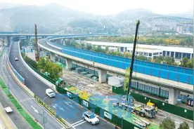 增设两条匝道 完善枢纽功能 济南龙鼎立交改造提升图片