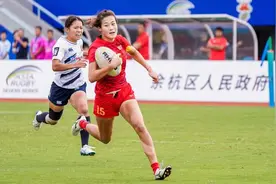 亚洲7人制橄榄球系列赛杭州站落幕 中国女子橄榄球队夺冠图片