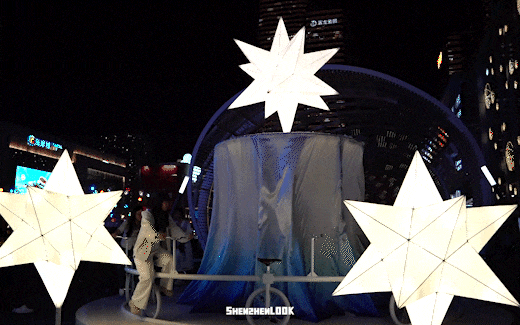 不愧是南山！深圳湾夜景彻底变了，光影艺术季来了