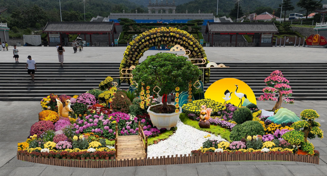 沂蒙山云蒙景区国庆举办首届菊展，“精灵山谷”常态化演艺开演