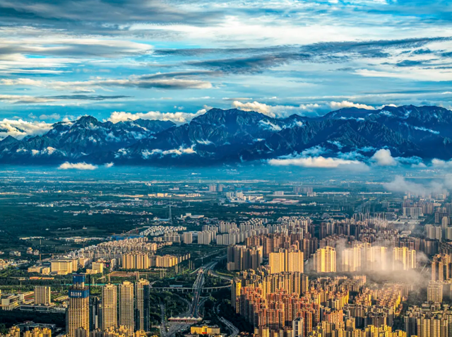 西安人抬头可见的山 越变越美