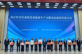 企业家站“C位” 四川内江经开区高质量发展大会与众不同图片