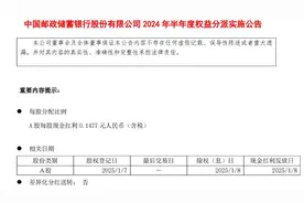 海量财经丨超2000亿“红包”未派发 国有大行将于1月密集分红图片