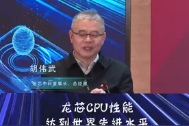 龙芯中科胡伟武：龙芯CPU性能达到世界先进水平，龙指令系统得到国际认可图片