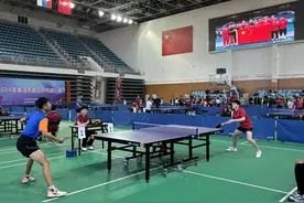 2024中俄青少年乒乓球友谊赛第一阶段比赛结束图片